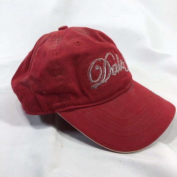 Dale Earnhardt JR Womens Rhinestone Hat Cap Chase Authentics One Size Fits Red - Picture 3 of 12